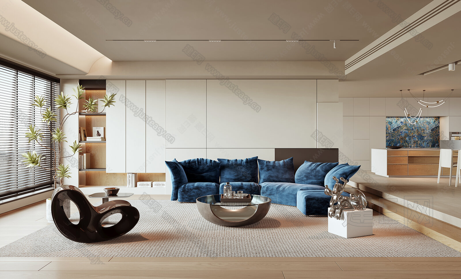 【现代客厅3d模型】建e网_现代客厅3d模型下载[ID:111301721]_打造3d现代客厅模型免费下载平台