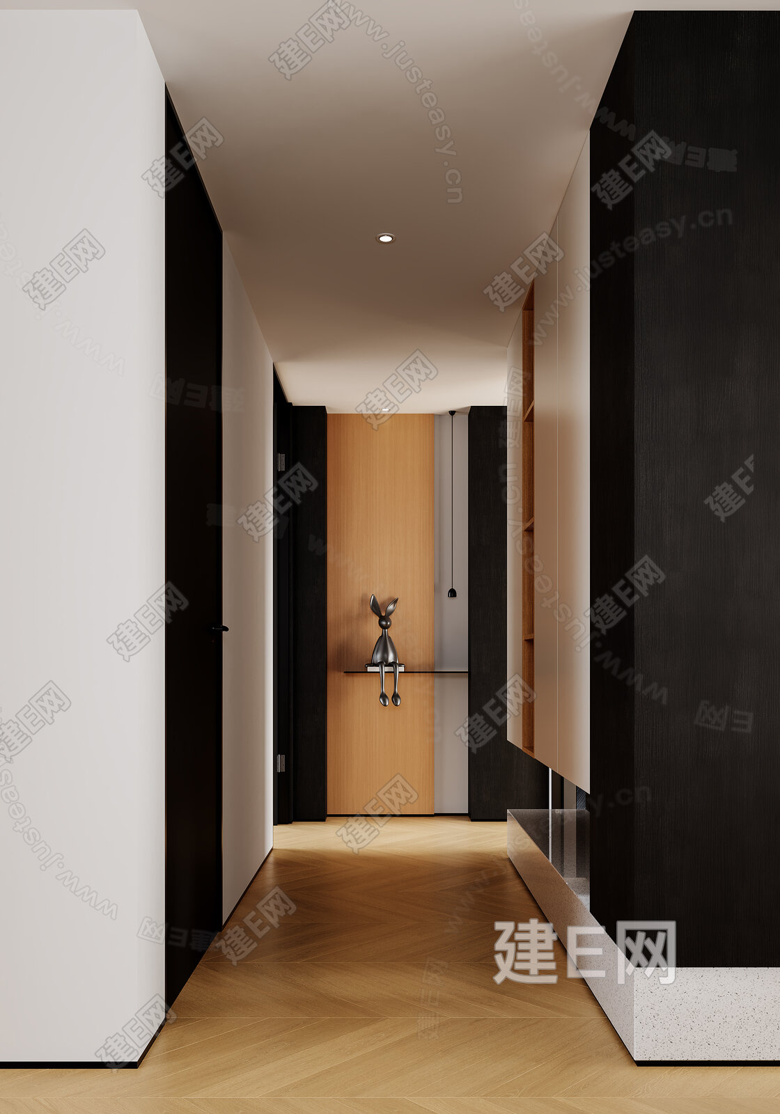 现代客餐厅3d模型下载[ID:106583914]_建e网3d模型