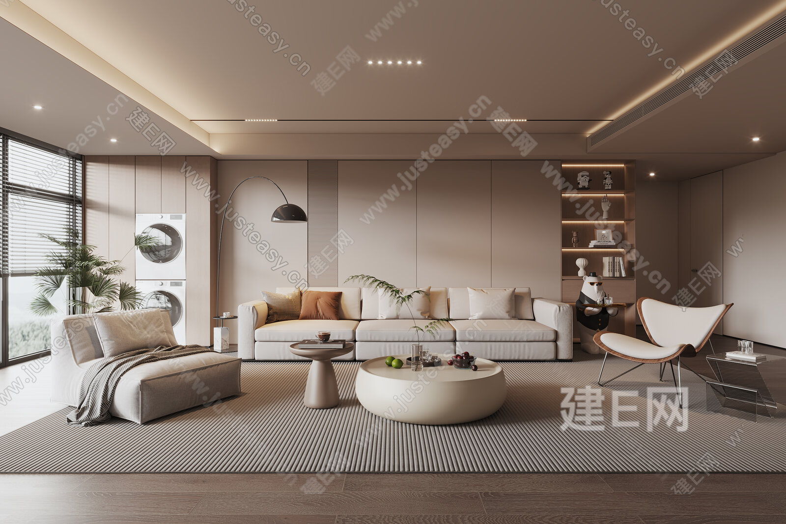 【现代客厅3d模型】建e网_现代客厅3d模型下载[ID:100882200]_打造3d现代客厅模型免费下载平台
