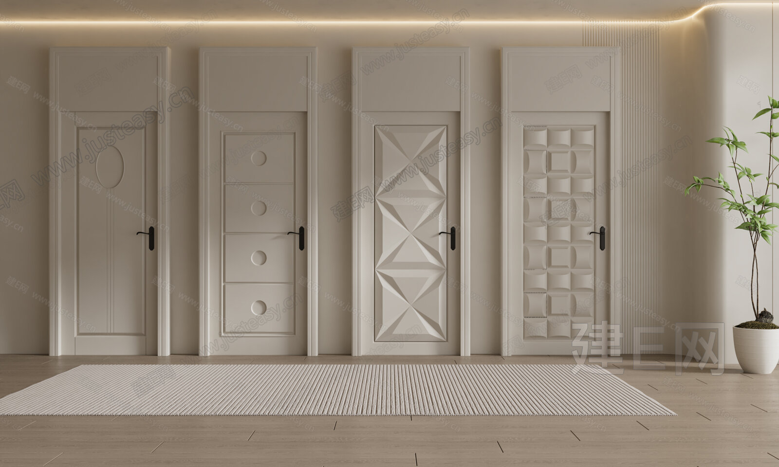 【法式单开门3d模型】建e网_法式单开门3d模型下载[ID:103962433]_打造3d法式单开门模型免费下载平台