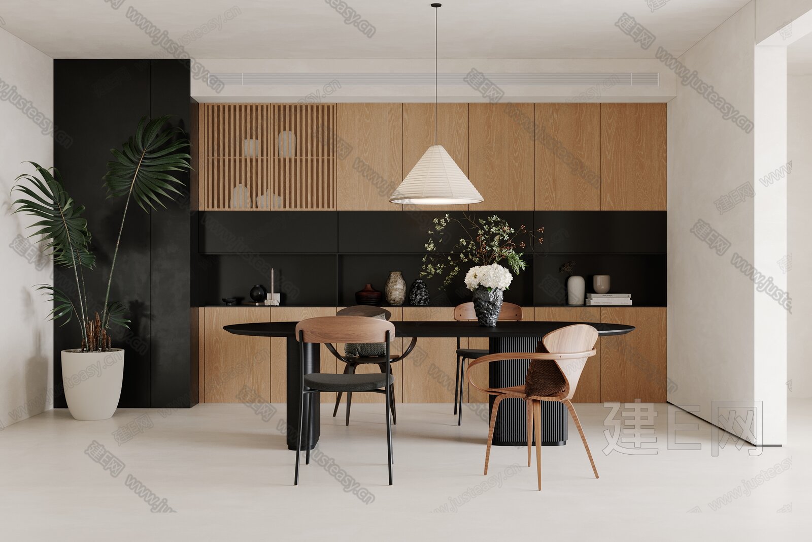 【侘寂风餐厅3d模型】建e网_侘寂风餐厅3d模型下载[ID:116348700]_打造3d侘寂风餐厅模型免费下载平台