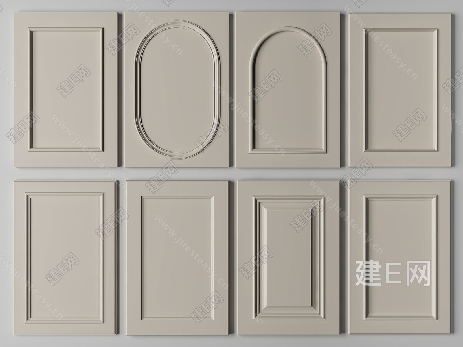 【法式门板3d模型】建E网_法式门板3d模型下载[ID:116742132]_打造3d法式门板模型免费下载平台