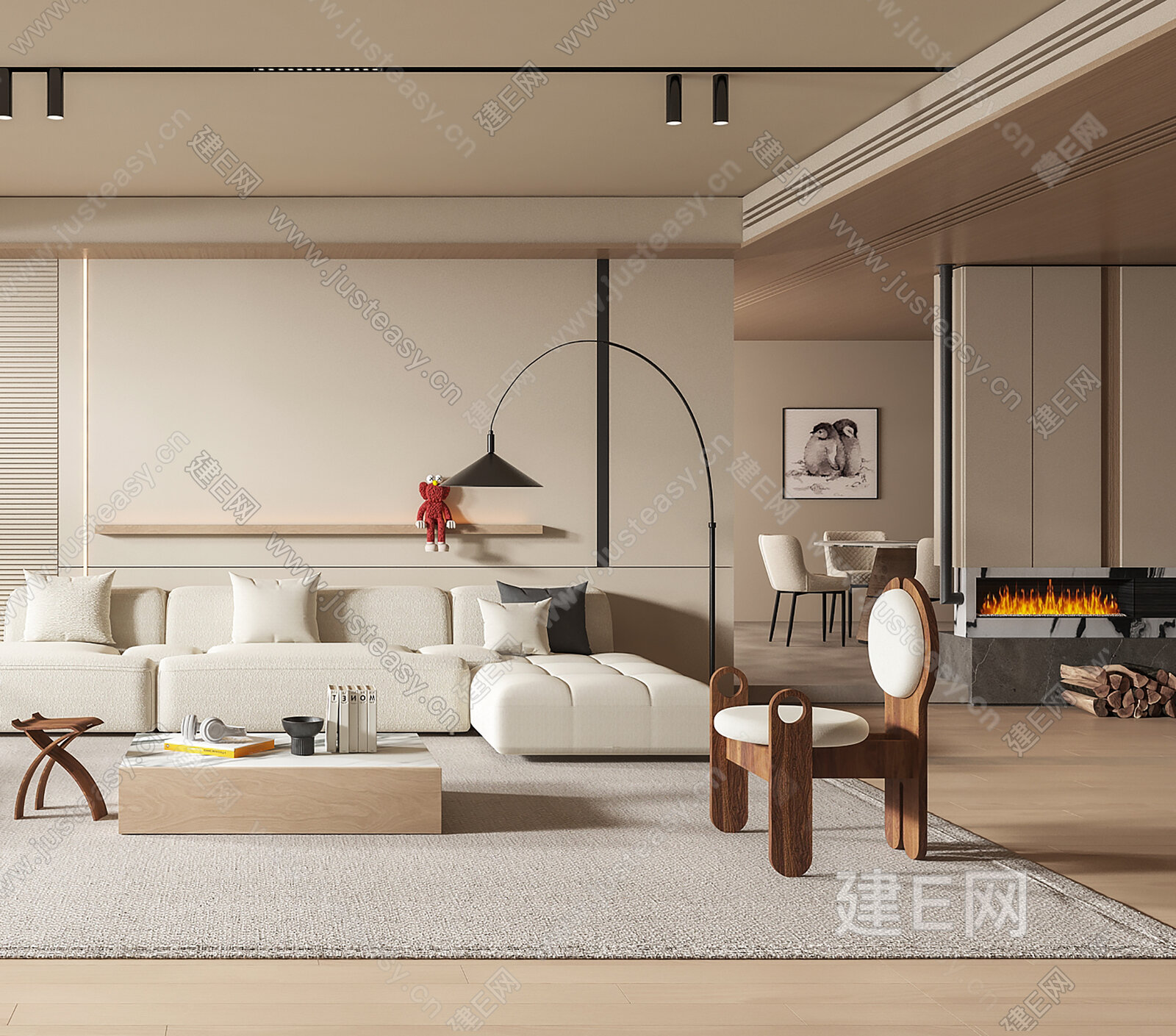 【中古风客厅3d模型】建e网_中古风客厅3d模型下载[ID:116873165]_打造3d中古风客厅模型免费下载平台