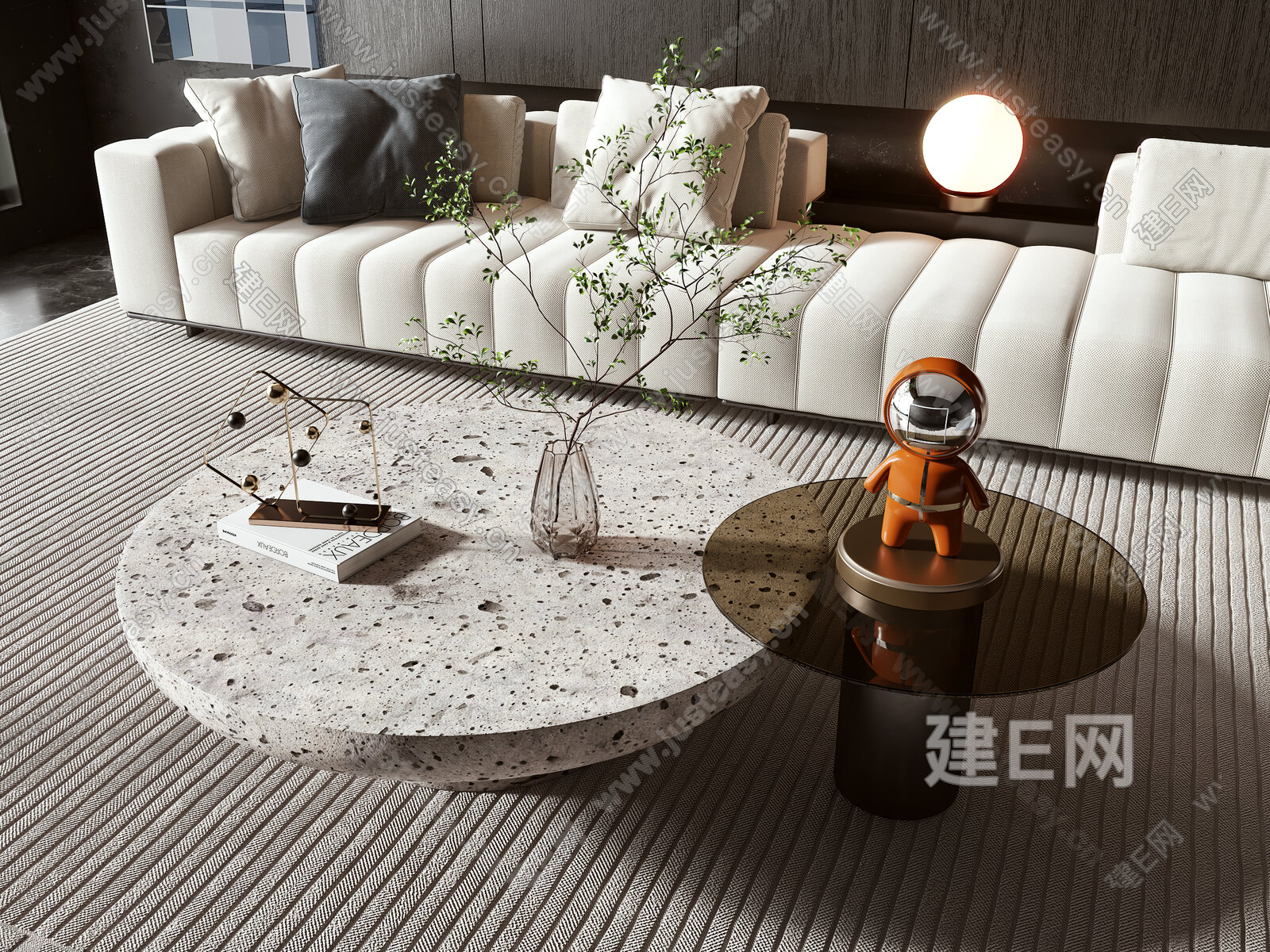 【minotti 现代茶几3d模型】建e网_minotti 现代茶几3d模型下载[ID:113006344]_打造3dminotti 现代茶几 ...