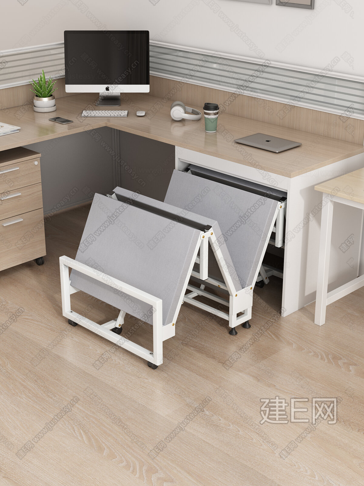 【现代办公室折叠床3d模型】建e网_现代办公室折叠床3d模型下载[ID:105141796]_打造3d现代办公室折叠床模型免费下载平台