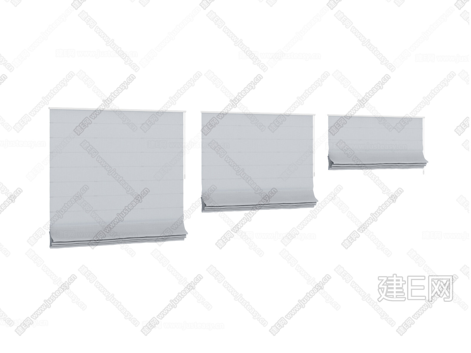 现代百叶帘模型SU模型下载[ID:110186258]_建e网su模型