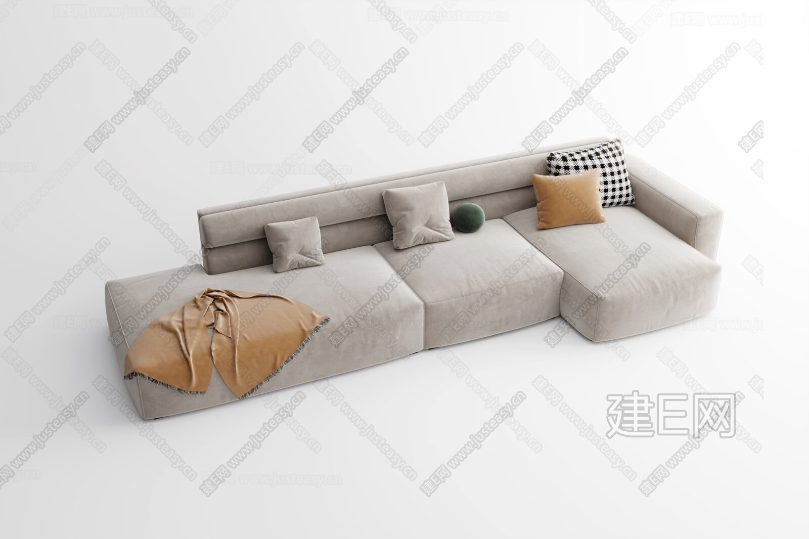 【现代多人沙发3d模型】建E网_现代多人沙发3d模型下载[ID:116217495]_打造3d现代多人沙发模型免费下载平台