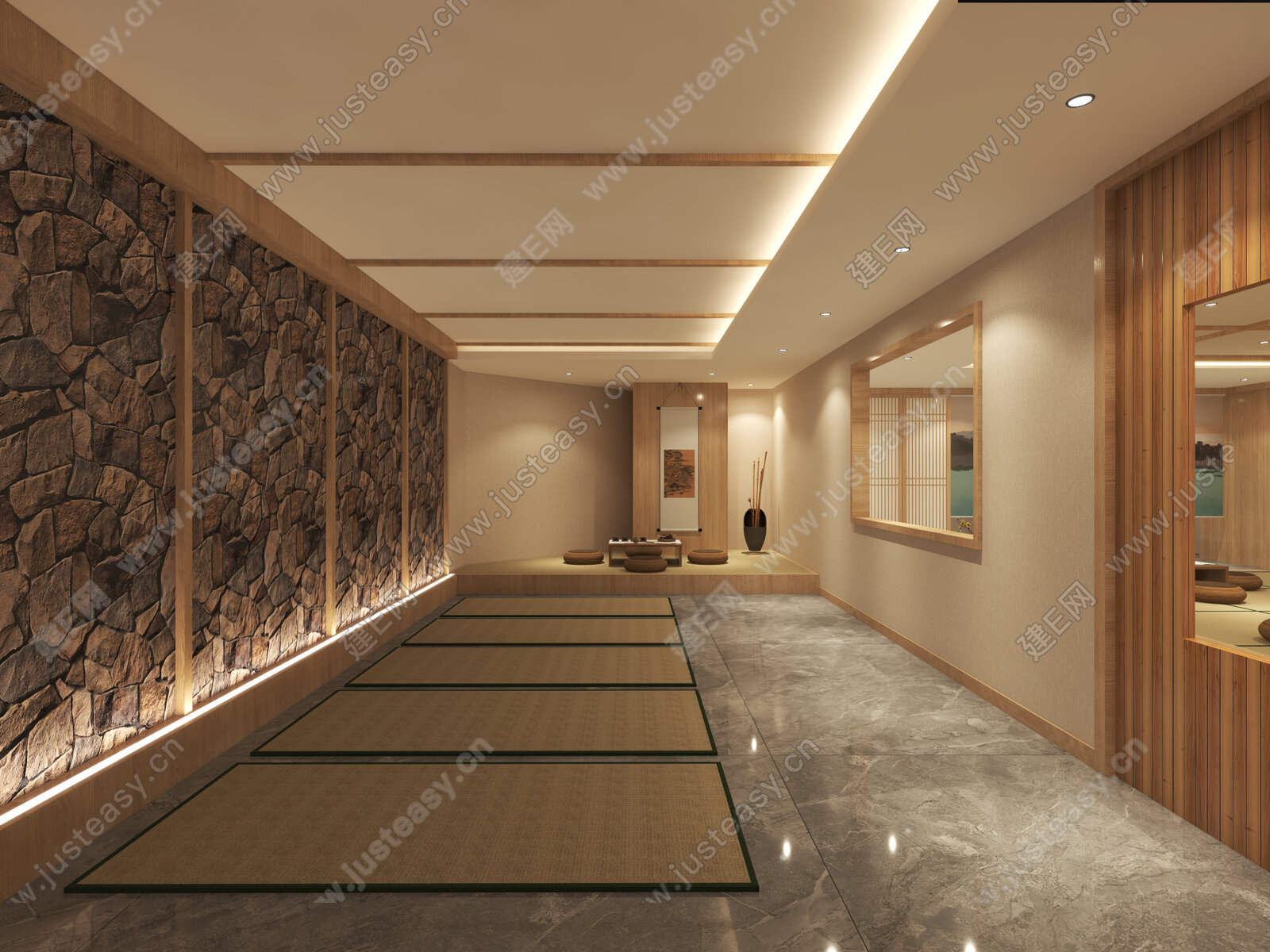 【新中式洗浴中心3d模型】建e网_新中式洗浴中心3d模型下载[ID:106125588]_打造3d新中式洗浴中心模型免费下载平台