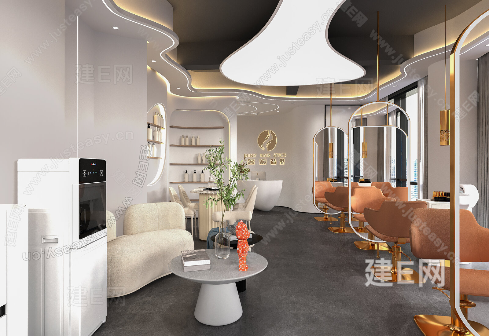 现代理发店3d模型下载[ID:101538071]_建e网3d模型