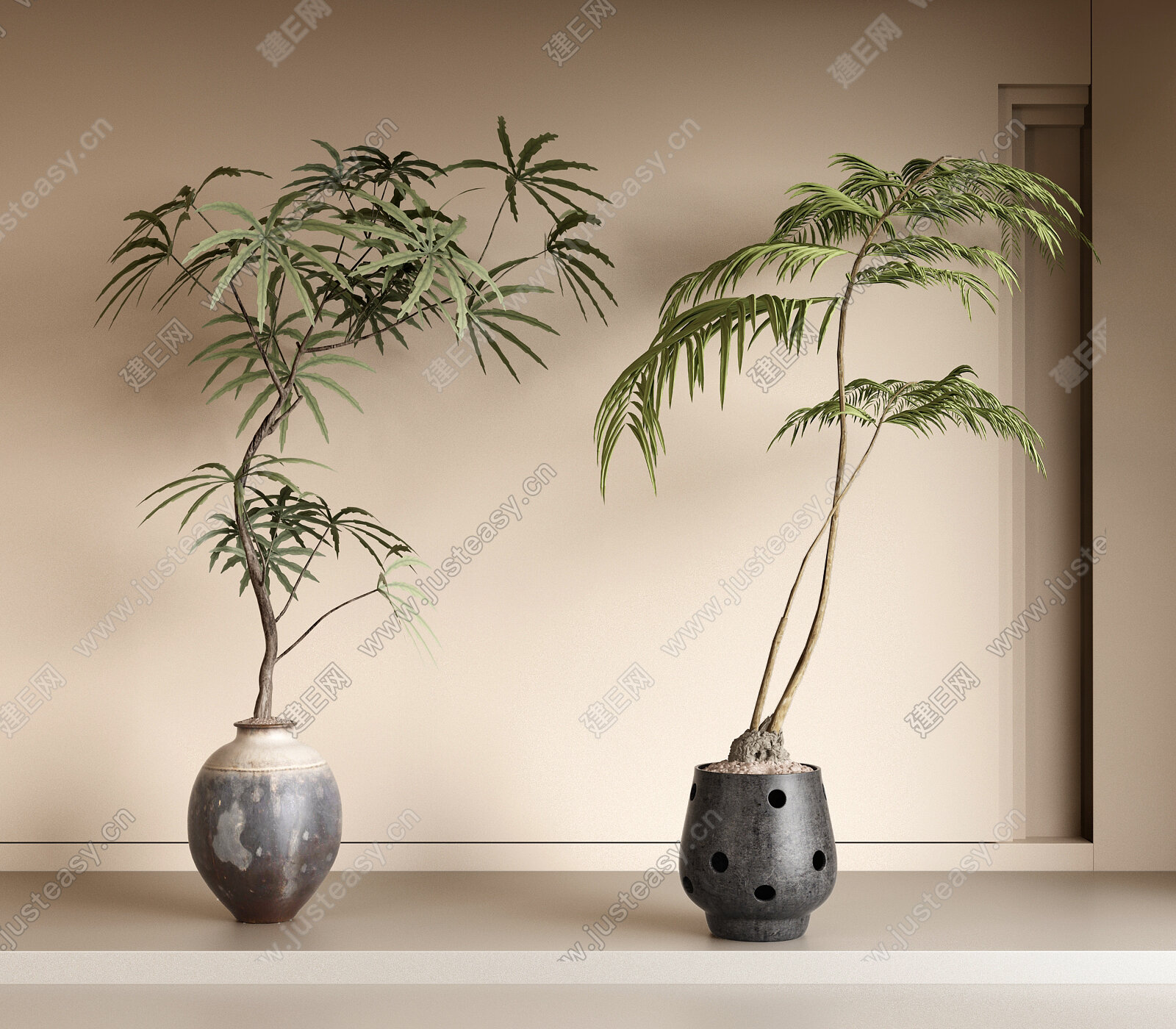 【现代绿植盆栽3d模型】建E网_现代绿植盆栽3d模型下载[ID:103569853]_打造3d现代绿植盆栽模型免费下载平台