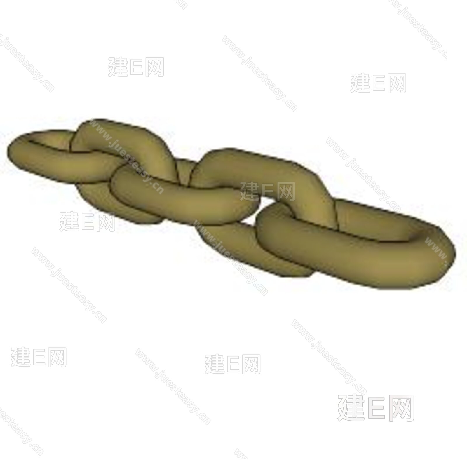 PB3智能构件-铁索_链子模型SU模型下载[ID:106844537]_建e网su模型