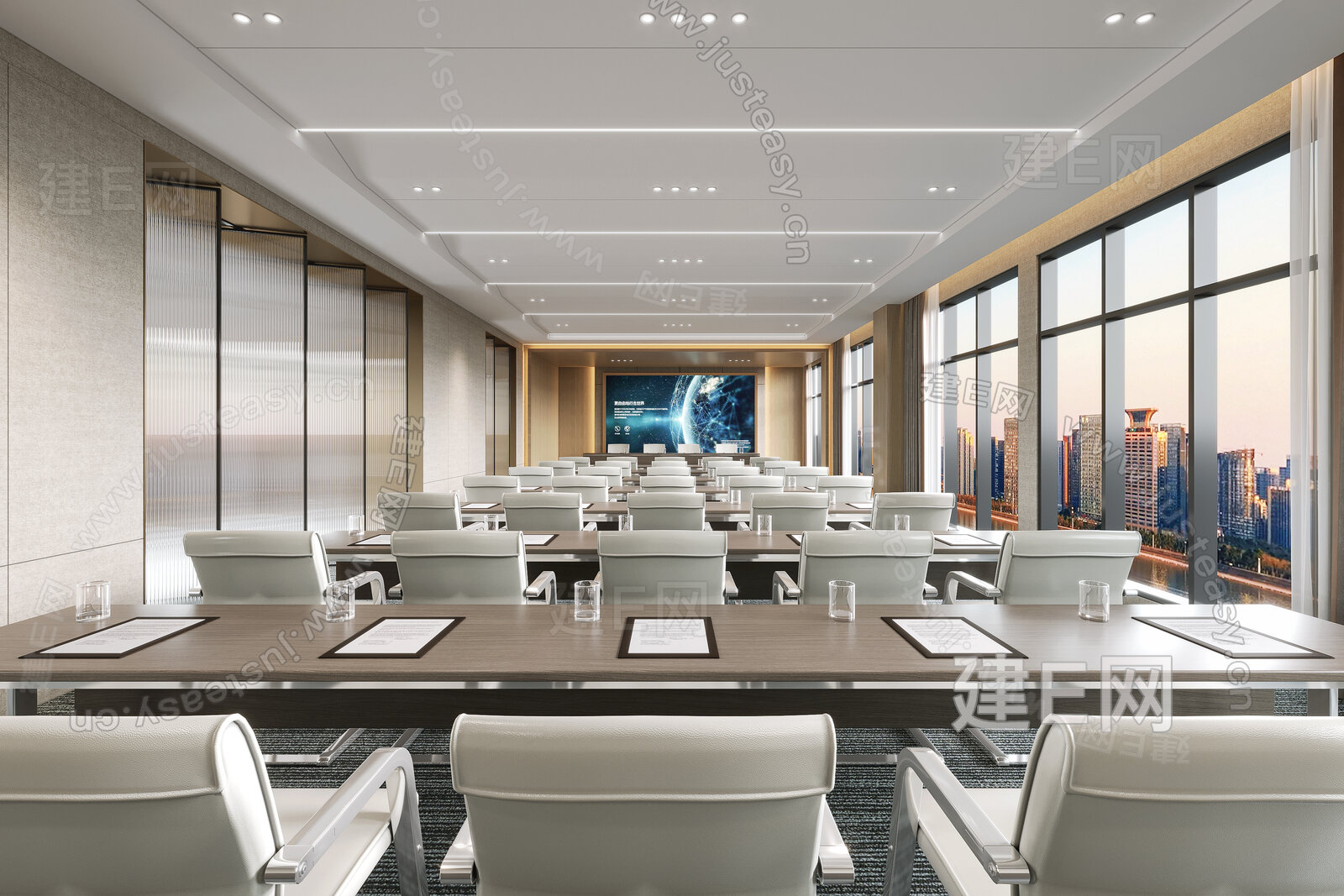 【现代会议室3d模型】建e网_现代会议室3d模型下载[ID:113793295]_打造3d现代会议室模型免费下载平台