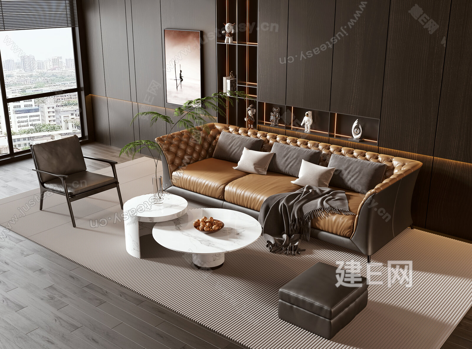 【现代沙发茶几组合3d模型】建e网_现代沙发茶几组合3d模型下载[ID:114841997]_打造3d现代沙发茶几组合模型免费下载平台