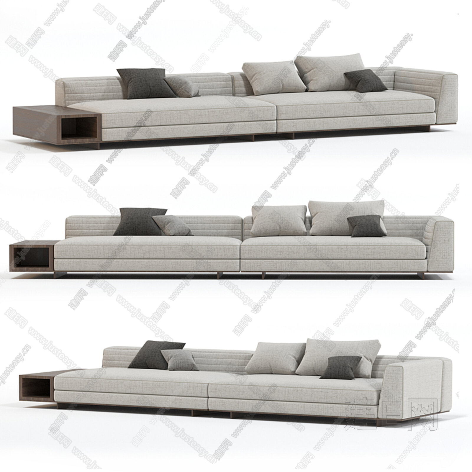 【Minotti 现代多人沙发3d模型】建E网_Minotti 现代多人沙发3d模型下载[ID:114973025]_打造3dMinotti ...
