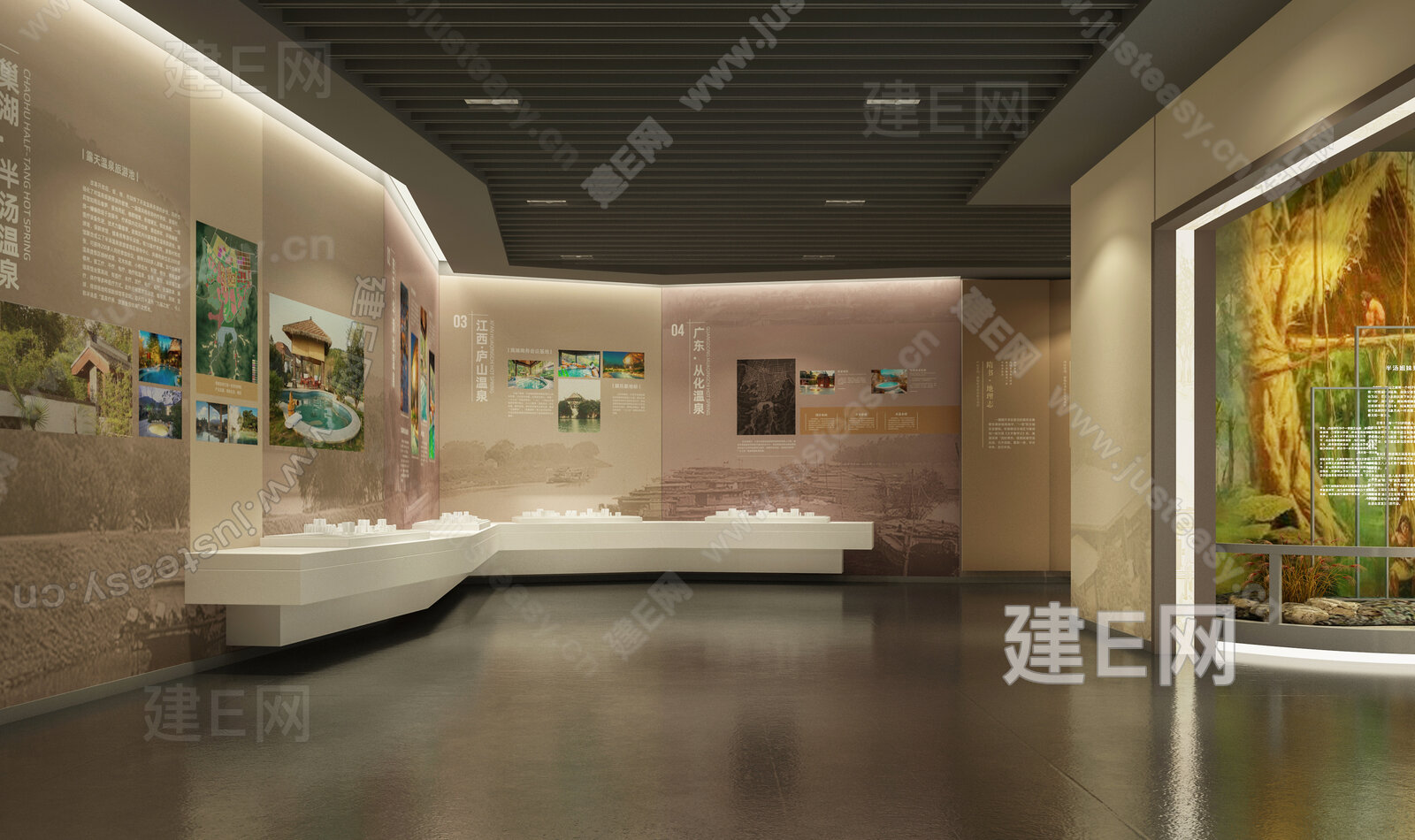 现代博物馆模型SU模型下载[ID:104550664]_建e网su模型