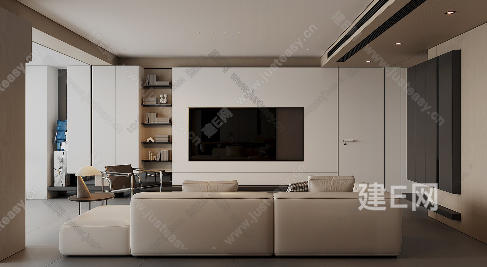 【现代客厅3d模型】建e网_现代客厅3d模型下载[ID:105404668]_打造3d现代客厅模型免费下载平台