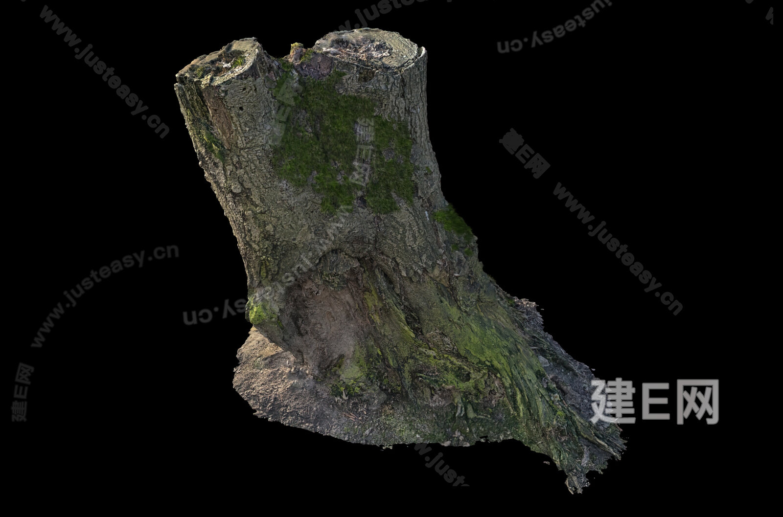 H72-0730树桩树枝树干枯树3dmax模型下载 - 草图大师模型