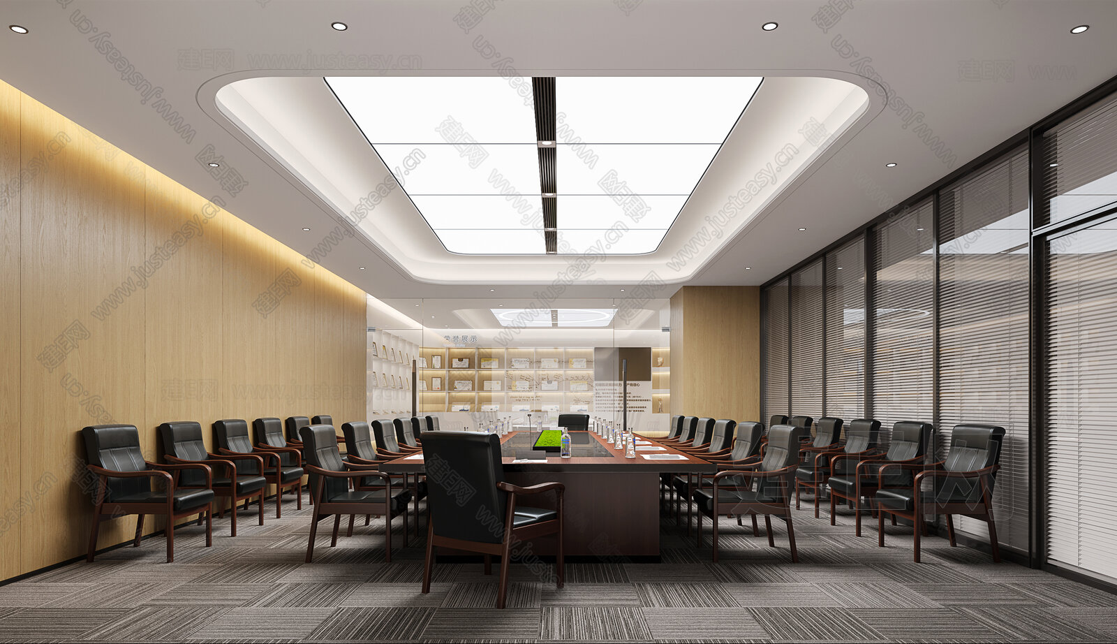 【现代会议室3d模型】建e网_现代会议室3d模型下载[ID:115824820]_打造3d现代会议室模型免费下载平台