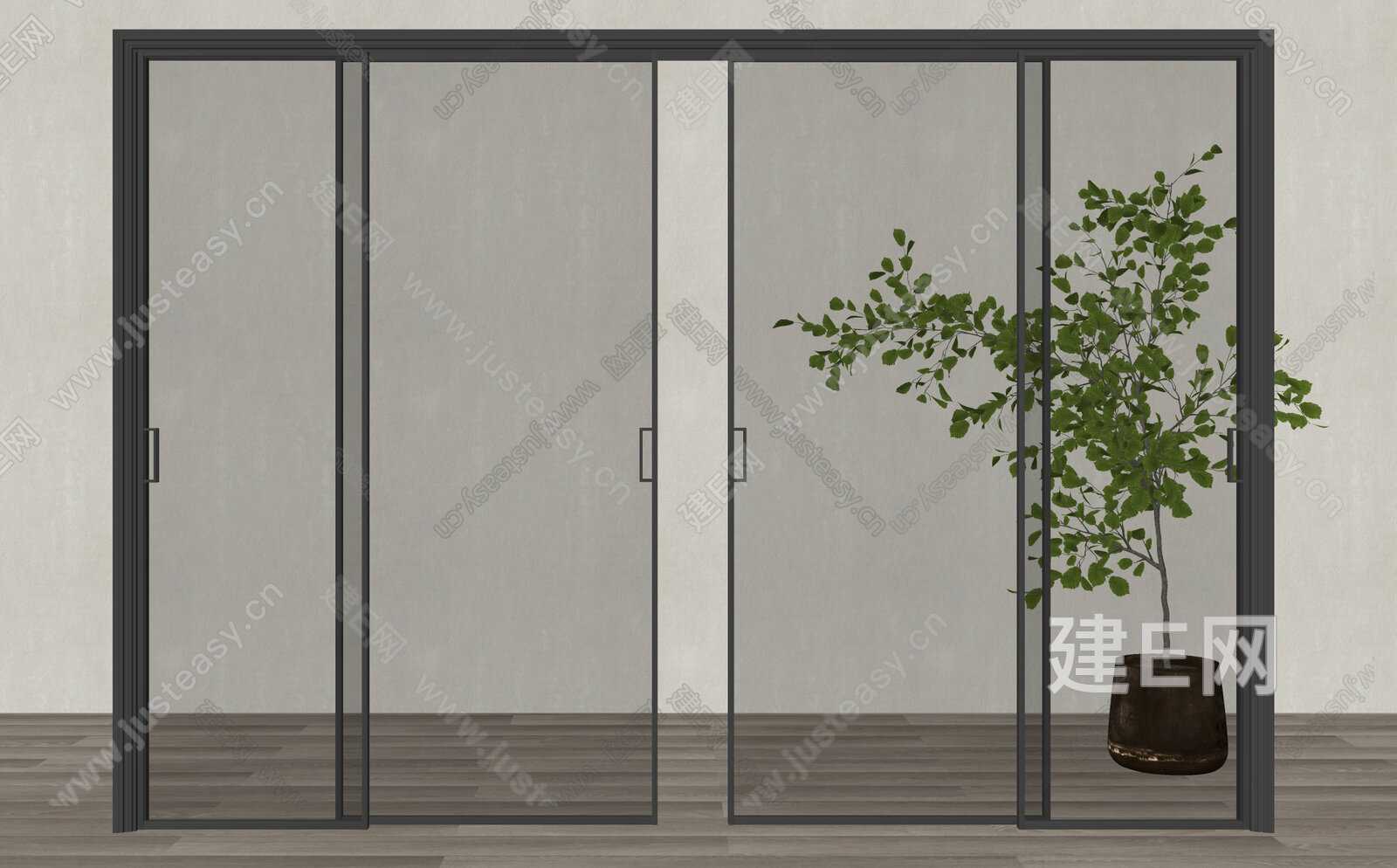 2020年新款黑色窄框门玻璃门厨房推拉门卫生间玻璃移门非标定制-阿里巴巴