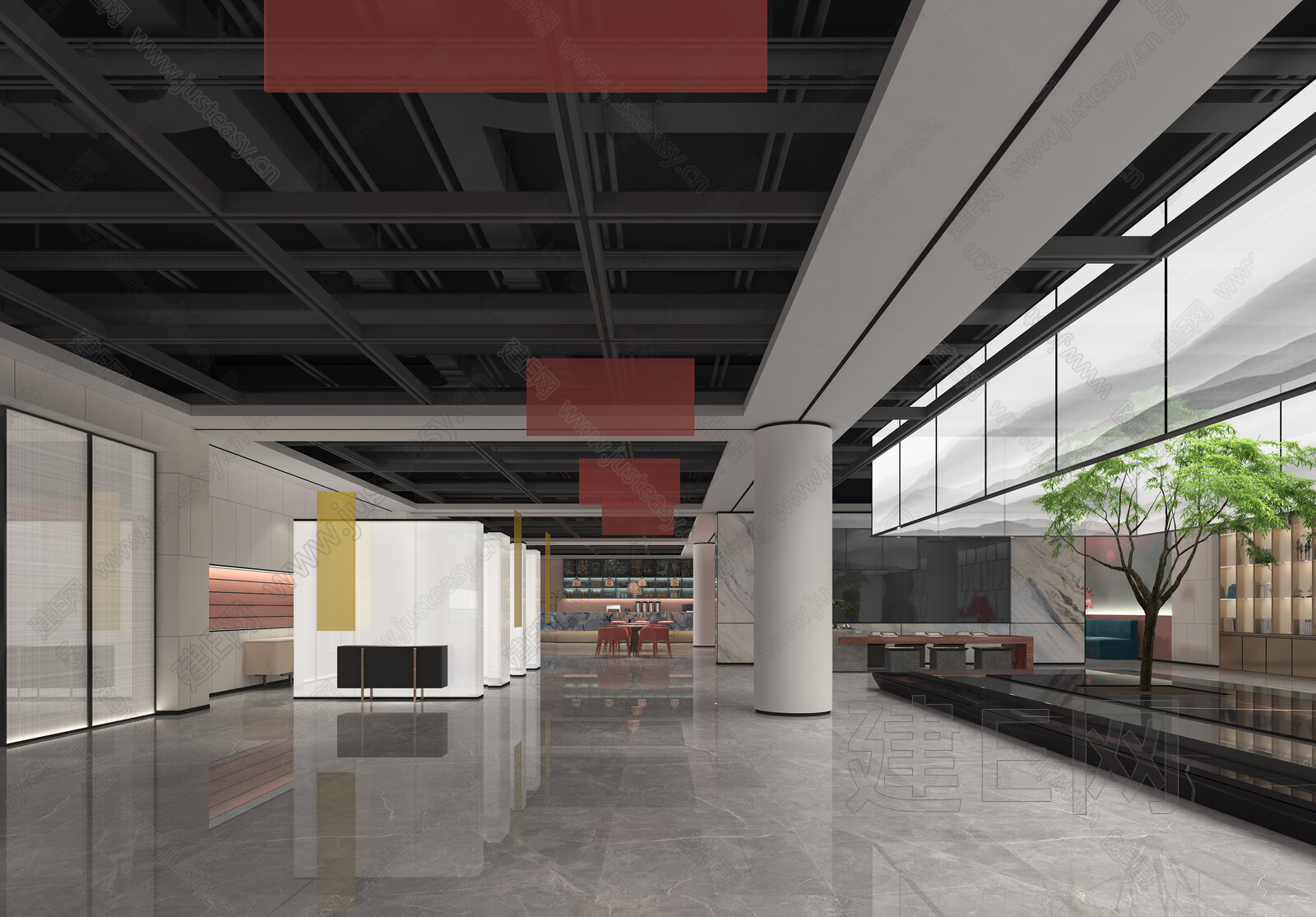 【现代家居商场3d模型】建e网_现代家居商场3d模型下载[ID:109926620]_打造3d现代家居商场模型免费下载平台