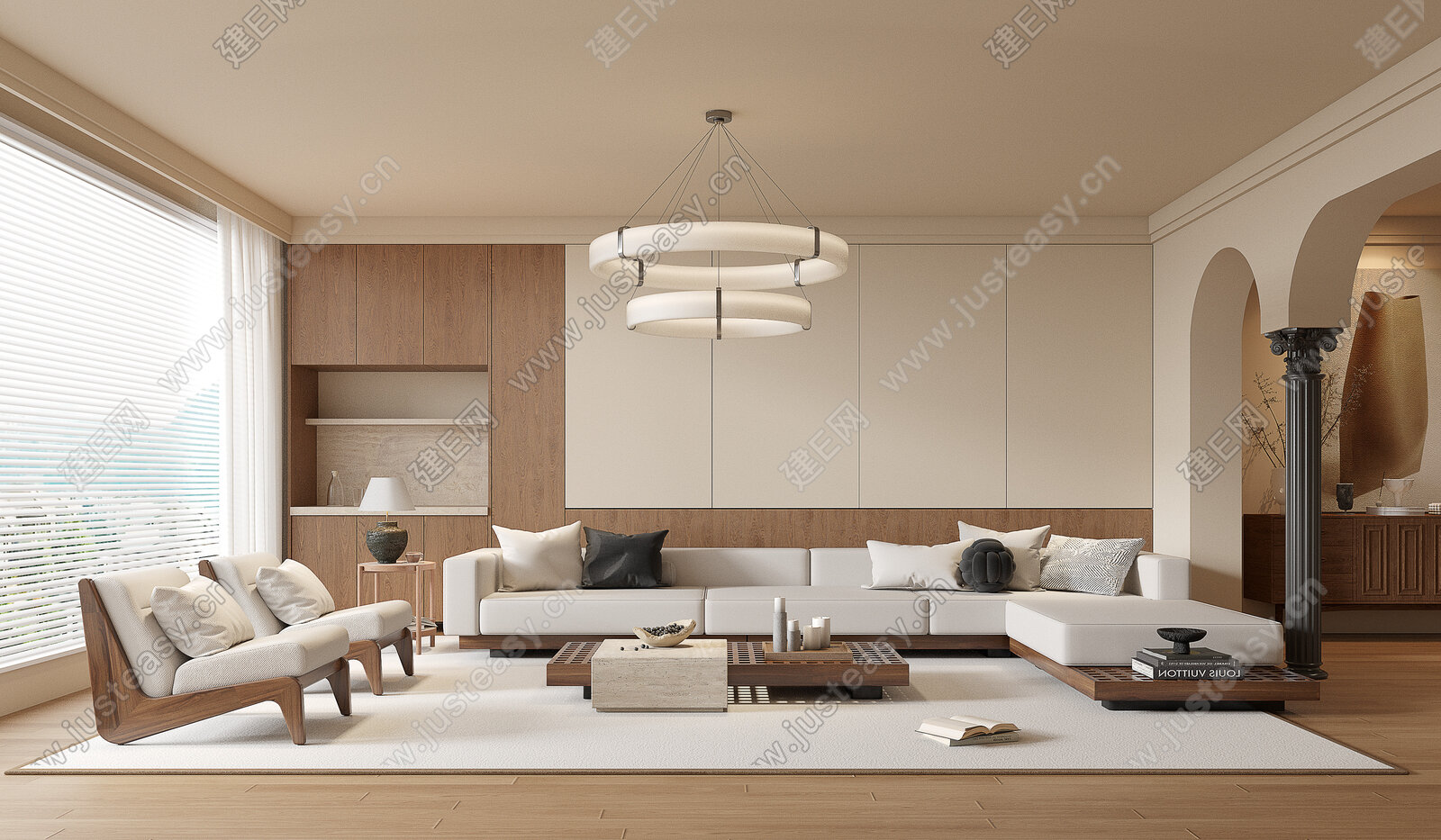 【现代客厅3d模型】建E网_现代客厅3d模型下载[ID:101669686]_打造3d现代客厅模型免费下载平台