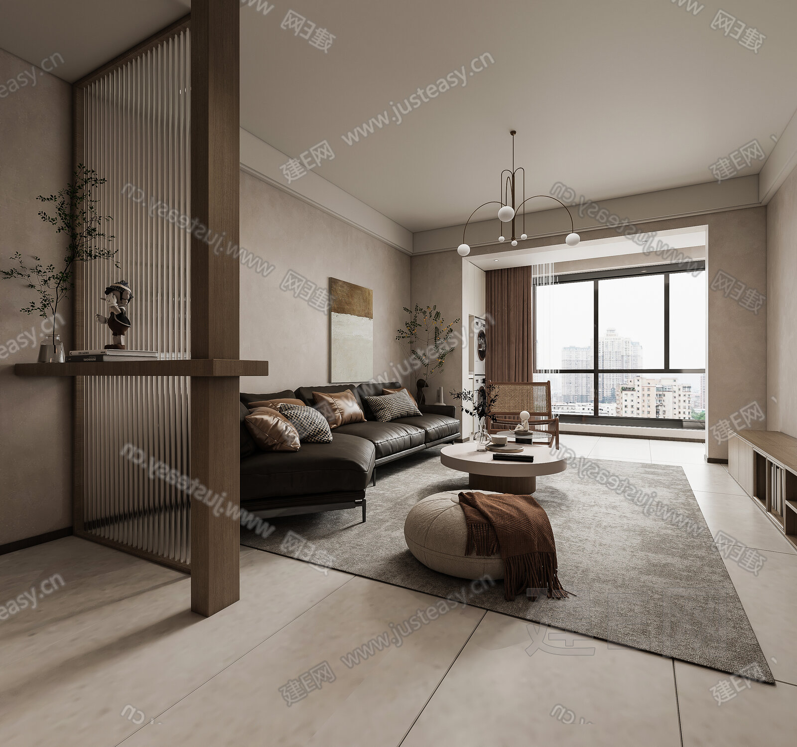 【侘寂风客餐厅3d模型】建e网_侘寂风客餐厅3d模型下载[ID:101997552]_打造3d侘寂风客餐厅模型免费下载平台