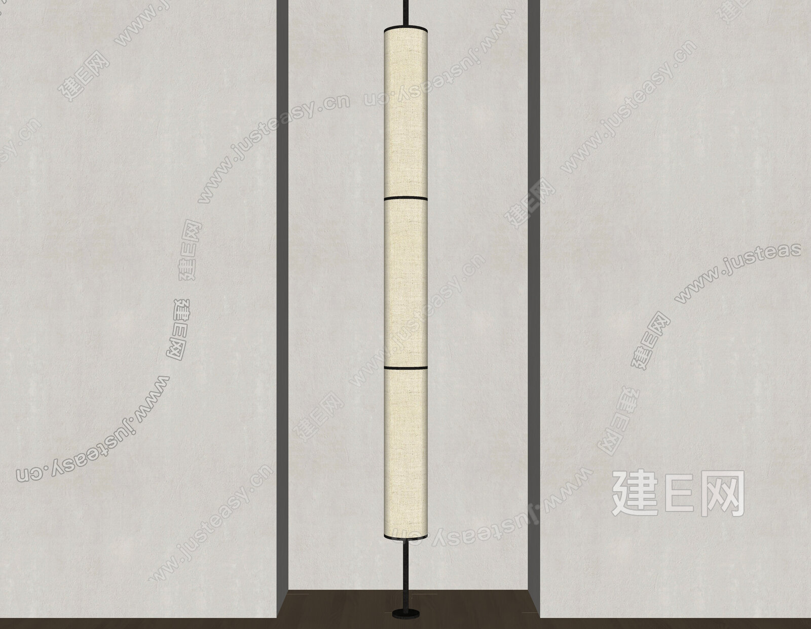 侘寂风落地灯模型SU模型下载[ID:101995342]_建e网su模型