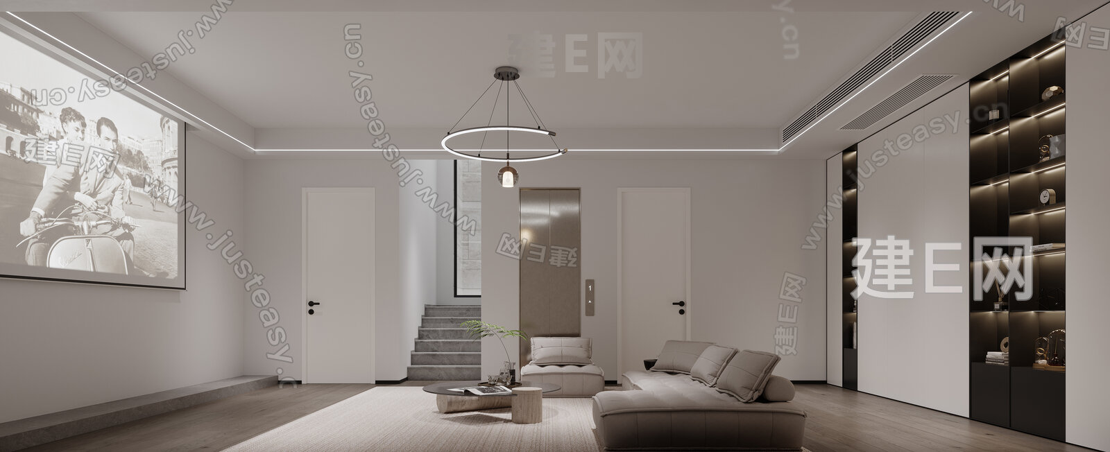 【地下室影视厅3d模型】建e网_地下室影视厅3d模型下载[ID:107436708]_打造3d地下室影视厅模型免费下载平台