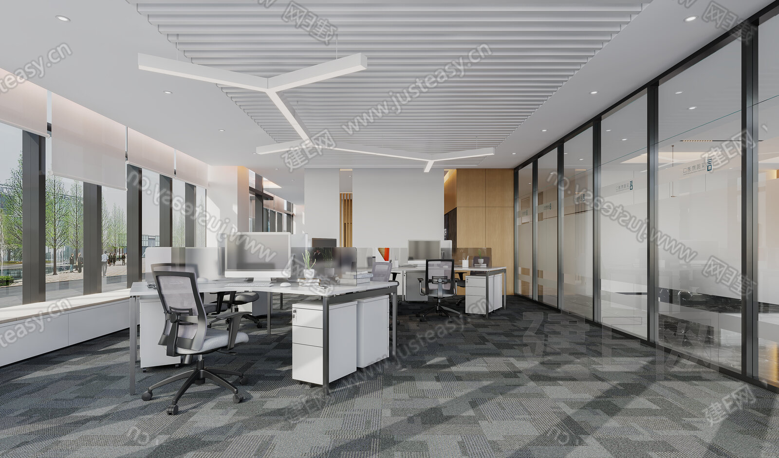 【公司前台3d模型】建E网_公司前台3d模型下载[ID:108681818]_打造3d公司前台模型免费下载平台