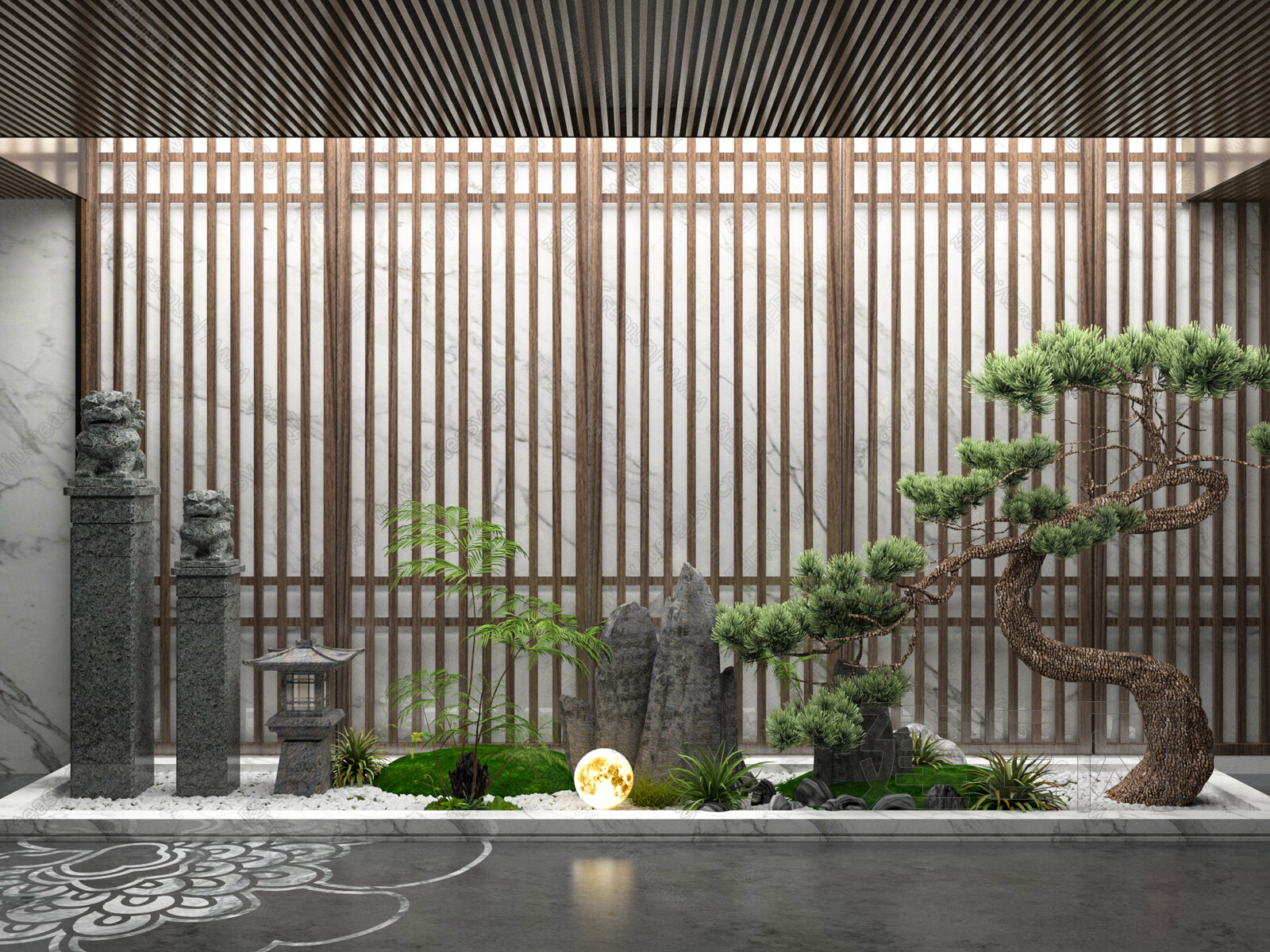 【室内景观造景3d模型】建e网_室内景观造景3d模型下载[ID:101210667]_打造3d室内景观造景模型免费下载平台