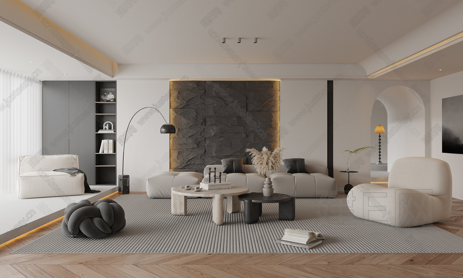 【现代客厅3d模型】建E网_现代客厅3d模型下载[ID:101341820]_打造3d现代客厅模型免费下载平台