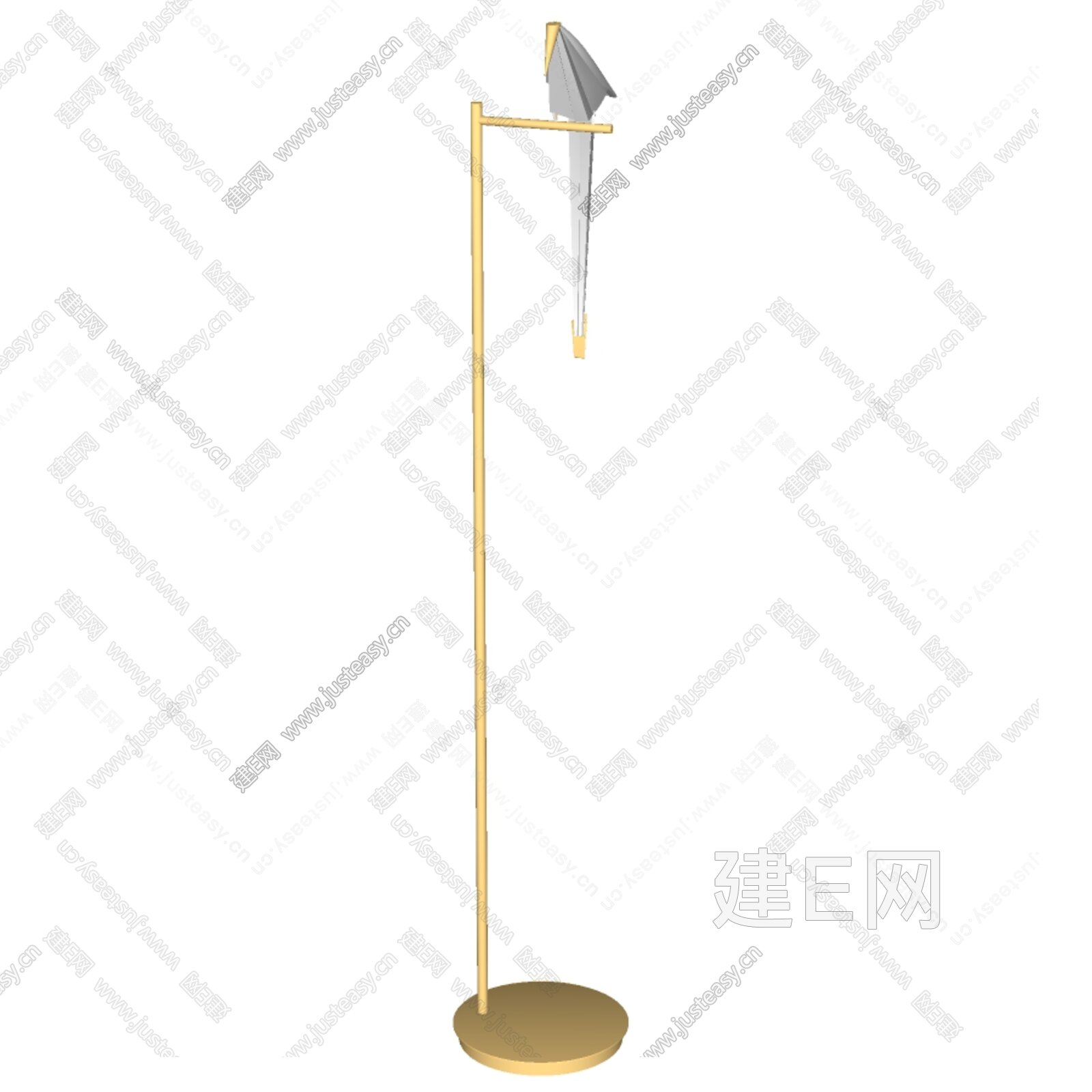 Moooi 落地灯模型SU模型下载[ID:113136410]_建e网su模型