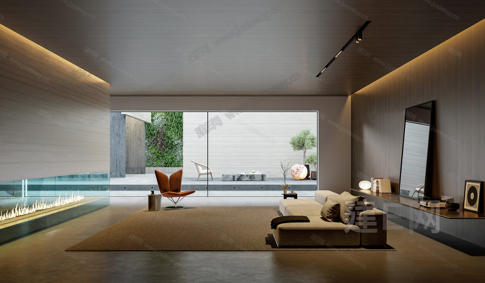 Minotti 米洛提 现代客厅模型SU模型下载[ID:113595113]_建e网su模型