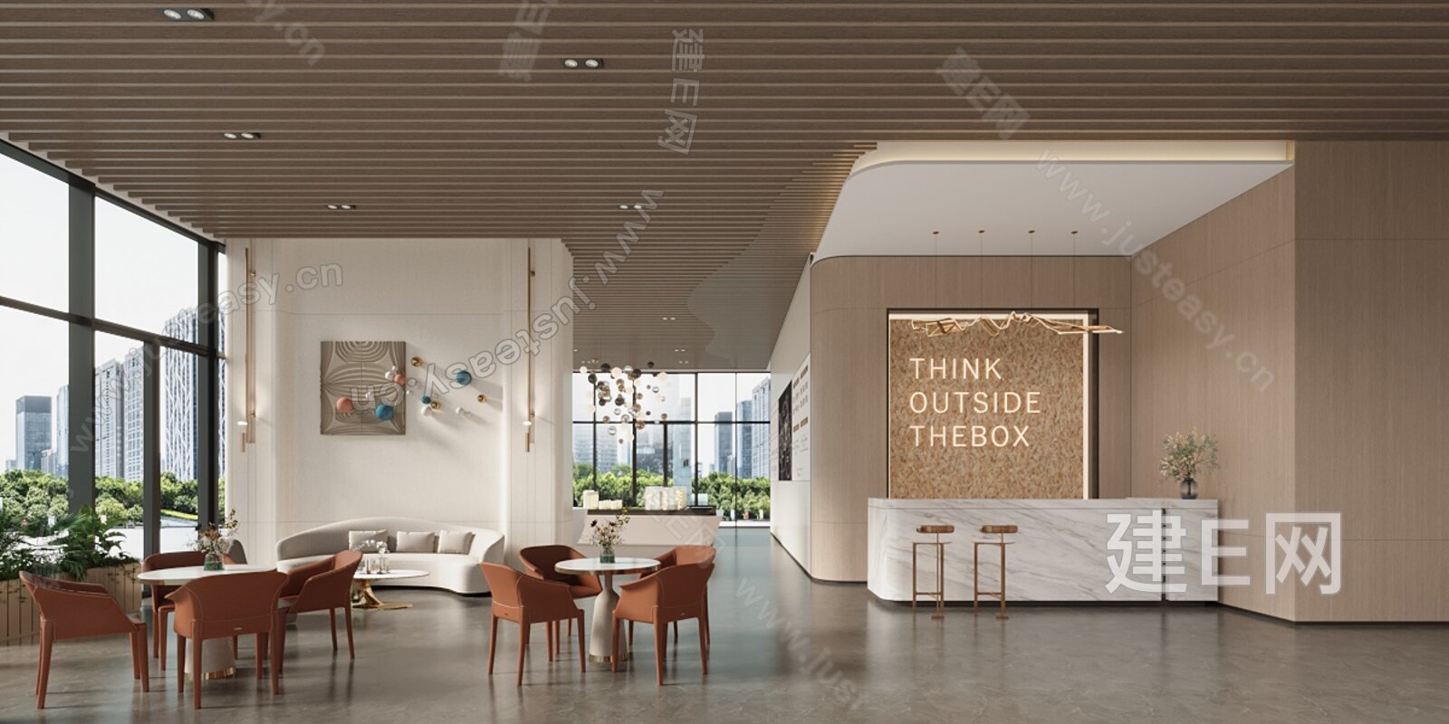 【现代售楼部3d模型】建E网_现代售楼部3d模型下载[ID:116415754]_打造3d现代售楼部模型免费下载平台
