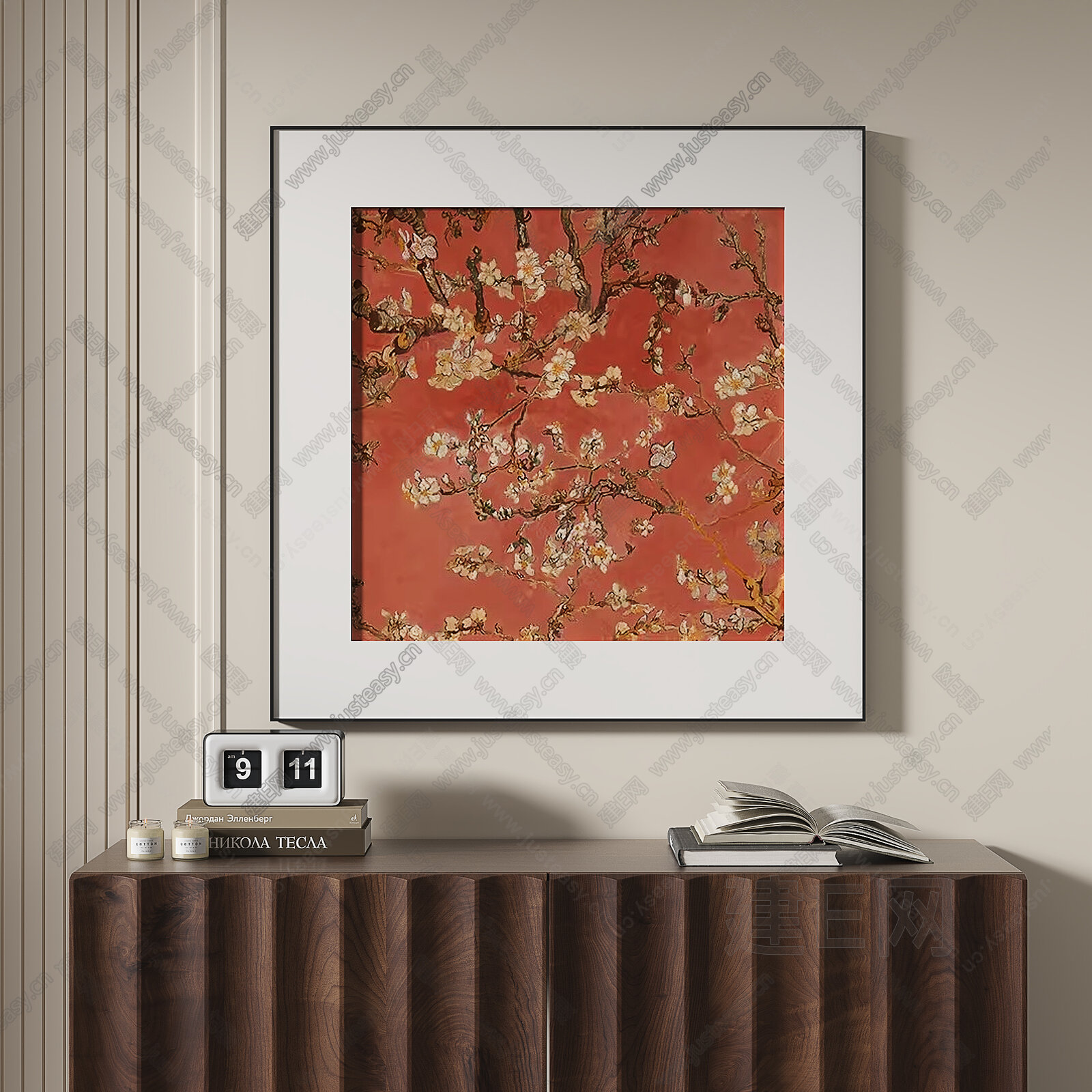 【现代中古装饰画3d模型】建E网_现代中古装饰画3d模型下载[ID:109338014]_打造3d现代中古装饰画模型免费下载平台