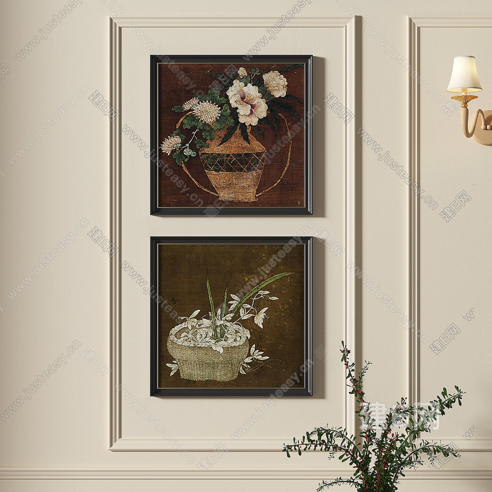 【法式中古装饰画3d模型】建E网_法式中古装饰画3d模型下载[ID:109272447]_打造3d法式中古装饰画模型免费下载平台