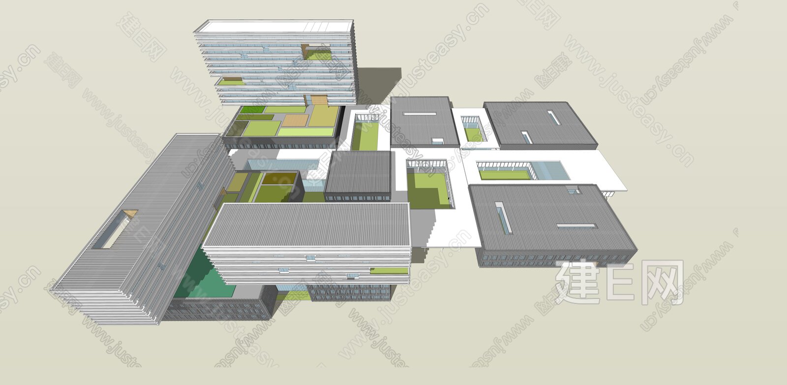 sketchup 2015模型SU模型下载[ID:111629046]_建E室内设计网