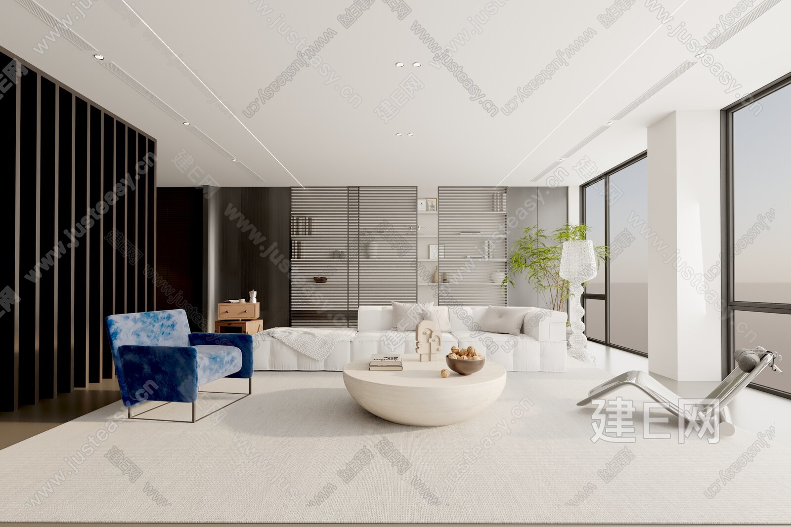 【现代客厅3d模型】建E网_现代客厅3d模型下载[ID:112680400]_打造3d现代客厅模型免费下载平台