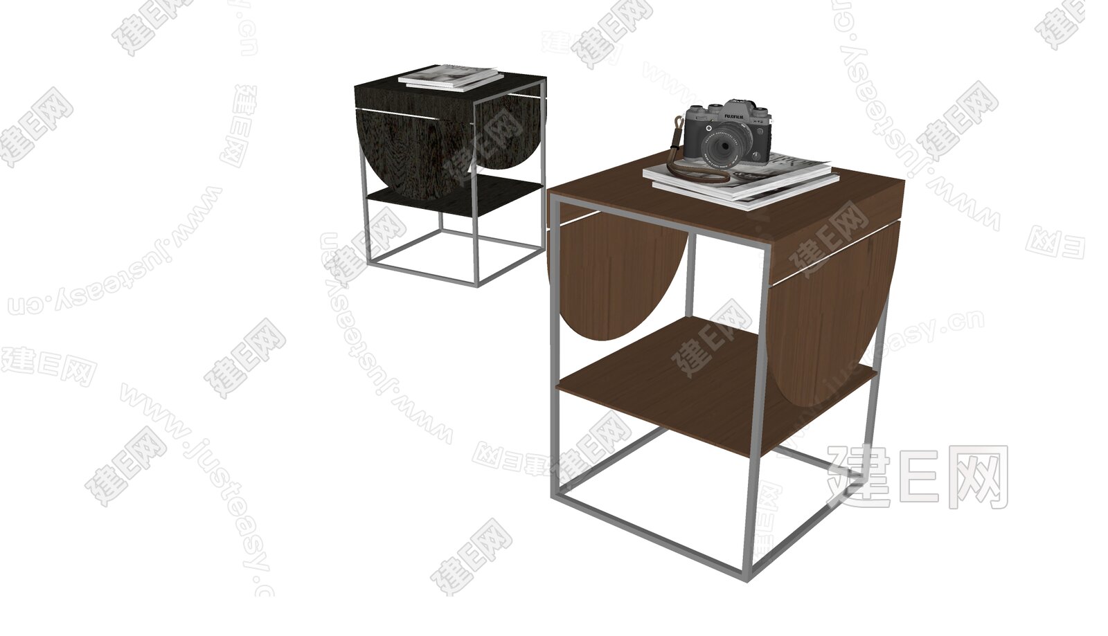 Side 现代边几模型SU模型下载[ID:112480809]_建E室内设计网