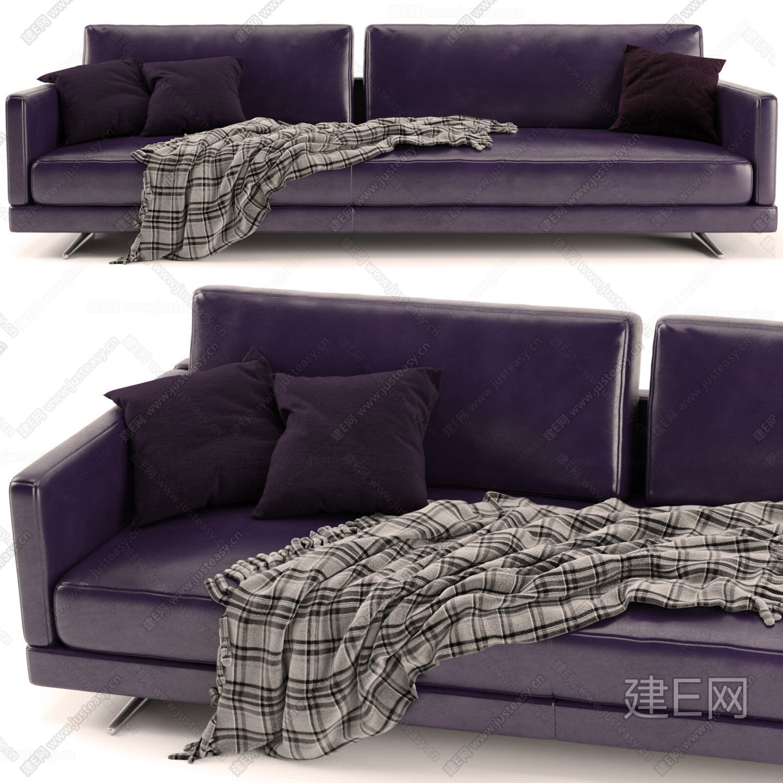 【Poliform Mondrian 现代多人沙发3d模型】建e网_Poliform Mondrian 现代多人沙发3d模型下载[ID ...