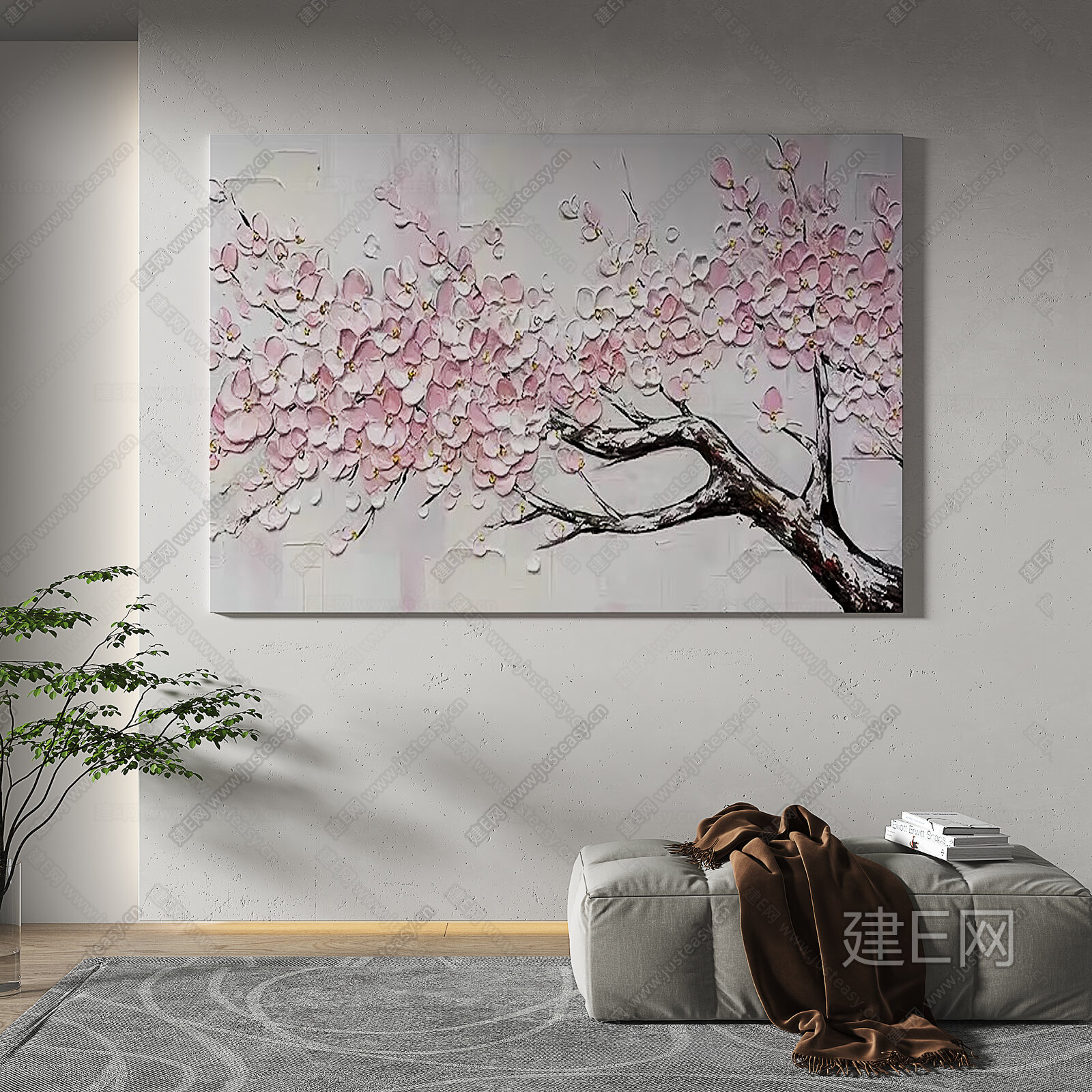 【现代中古装饰画3d模型】建e网_现代中古装饰画3d模型下载[ID:116481196]_打造3d现代中古装饰画模型免费下载平台