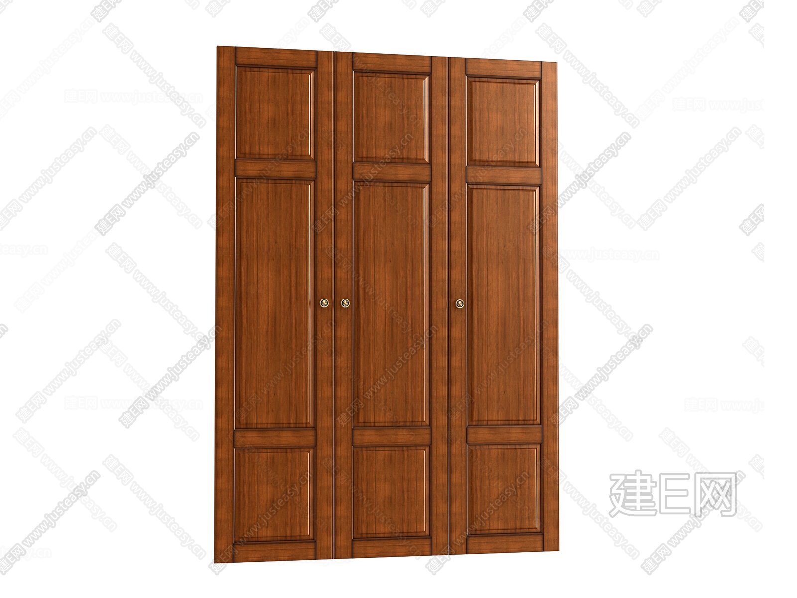 美式 门板模型SU模型下载[ID:114709809]_建E室内设计网