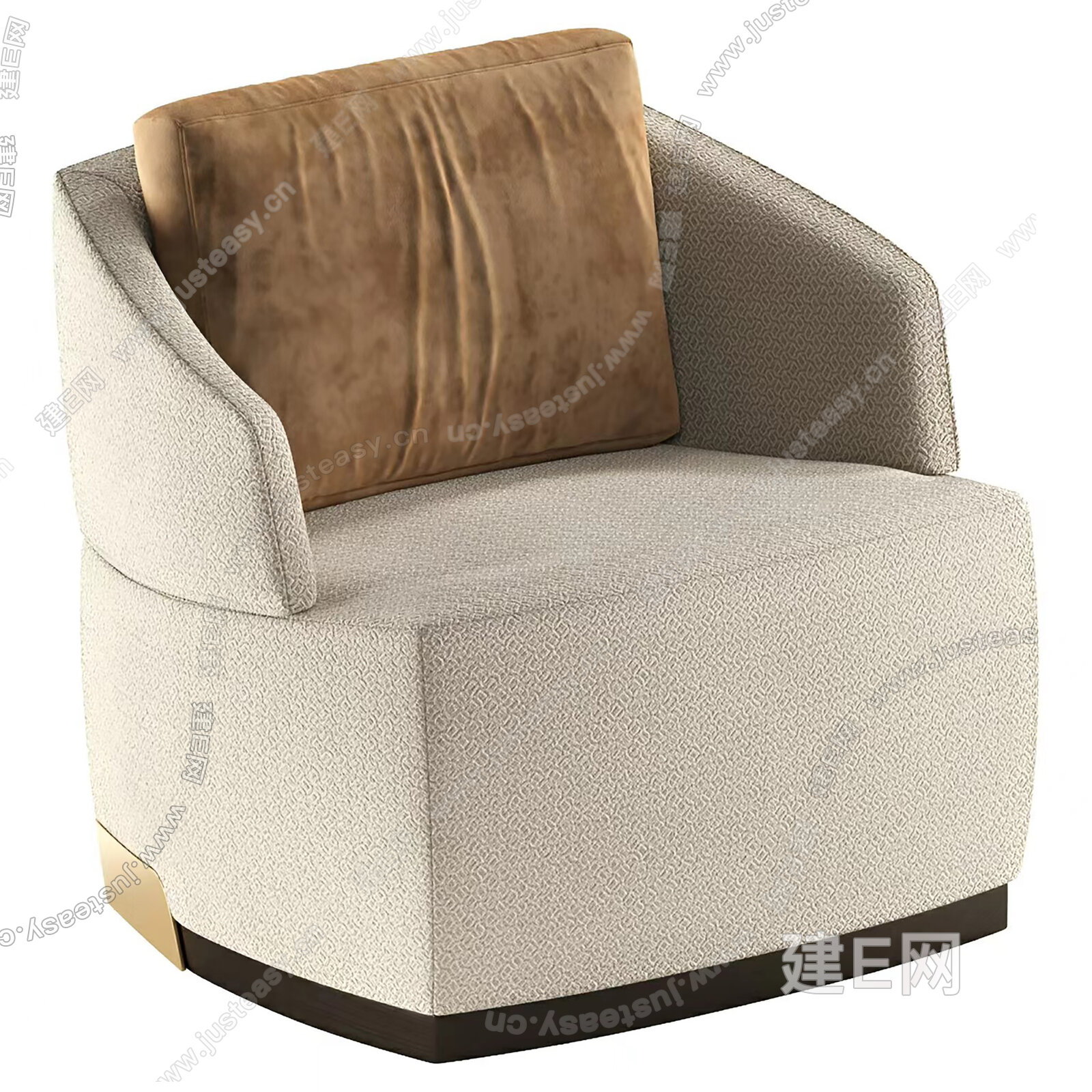 Aster 现代沙发椅3d模型下载[ID:104030149]_建e网3d模型
