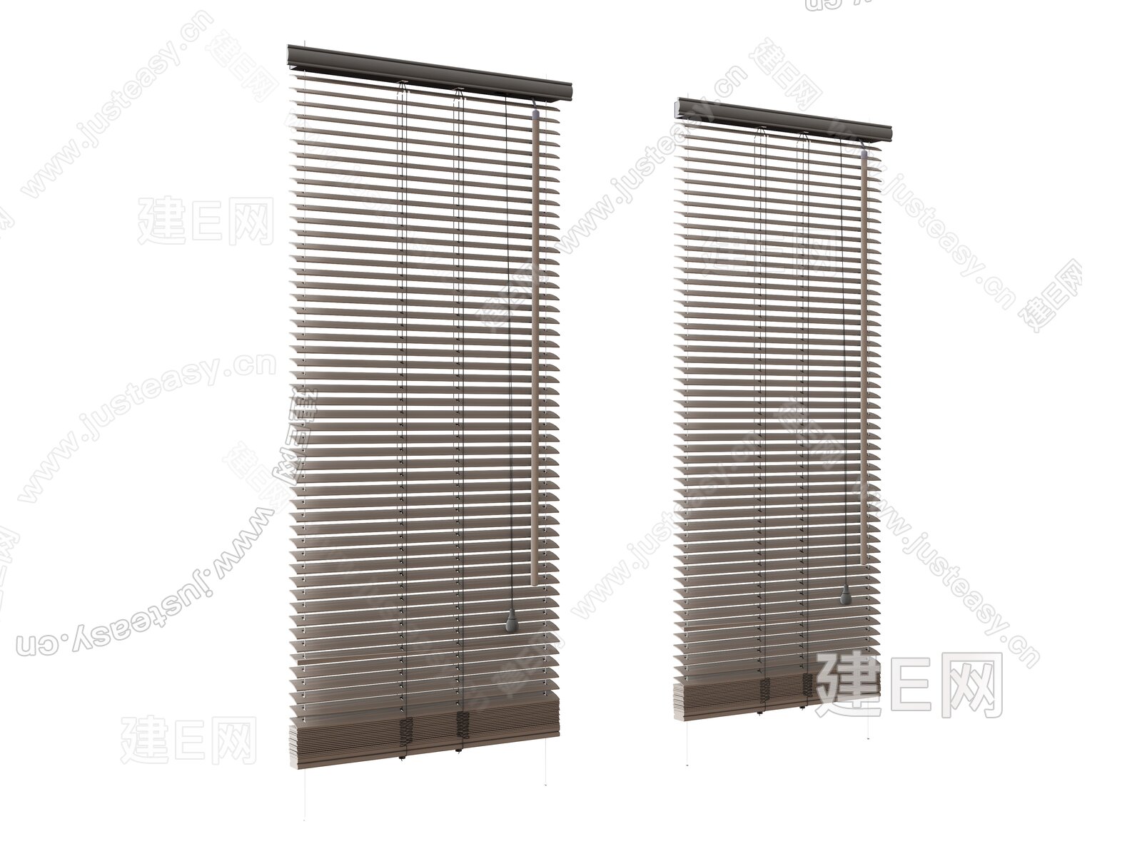 窗帘竹帘 百叶帘 模型SU模型下载[ID:115300226]_建e网su模型