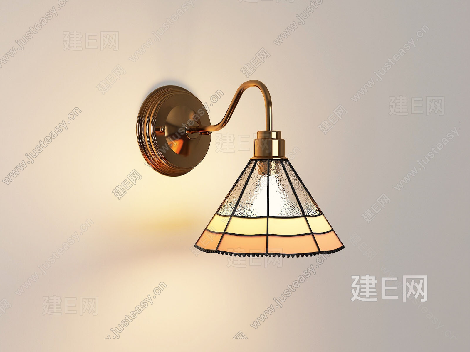 法式复古壁灯 模型SU模型下载[ID:115299994]_建e网su模型