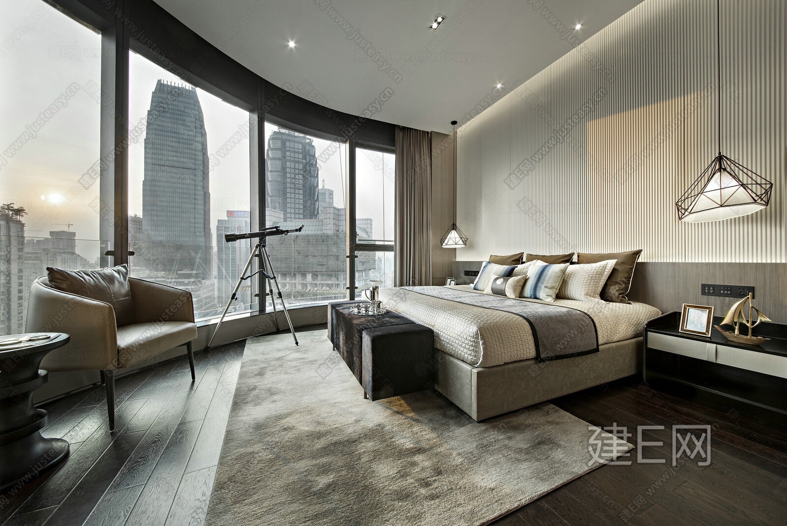 重庆英利·金融街ED户型公寓样板间|CAD施工图+效果图施工图下载_施工图重庆英利·金融街ED户型公寓样板间|CAD施工图+效果图下载_施工图 ...