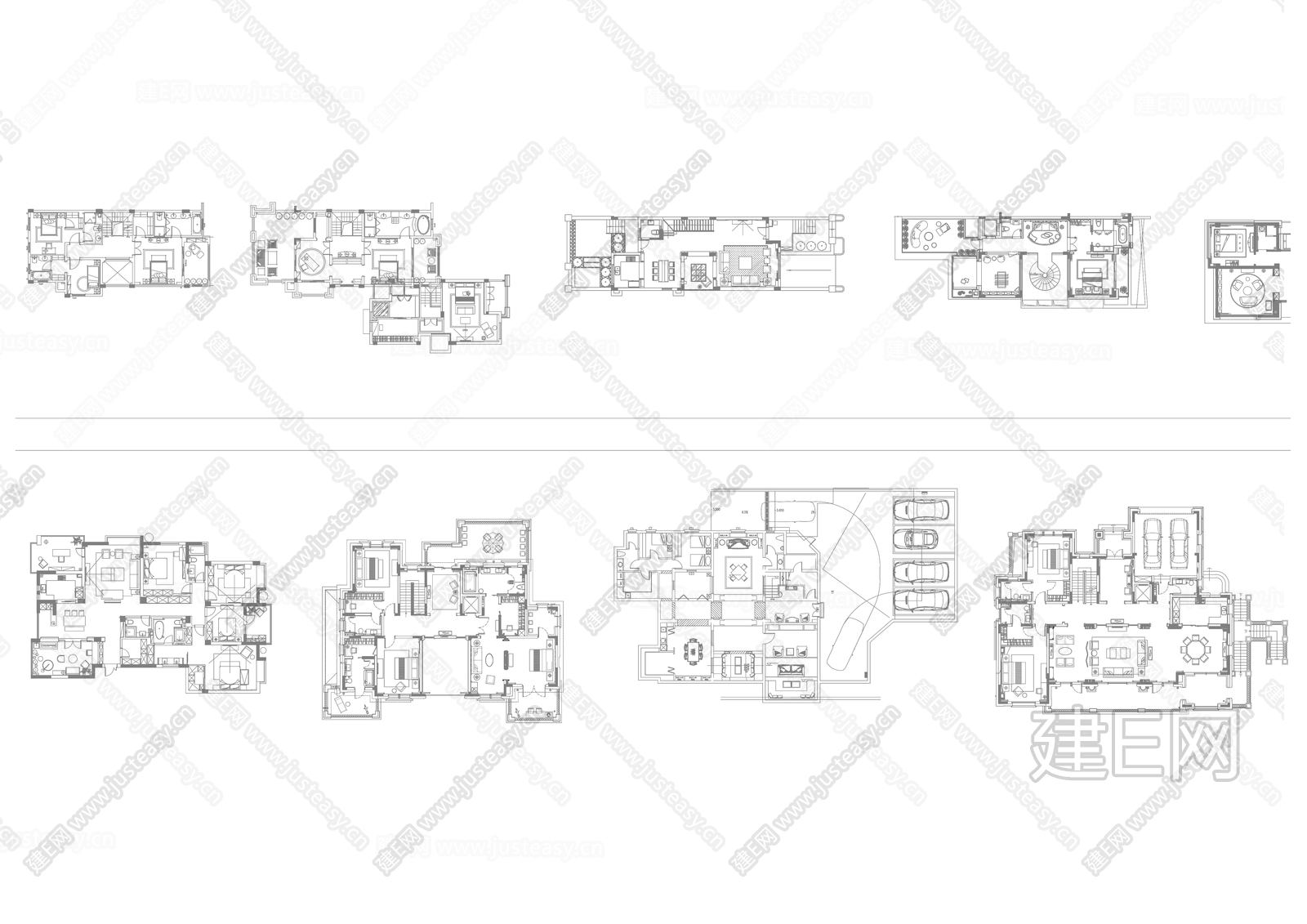 大师级豪宅别墅CAD平面案例100套合集三|CAD施工图施工图下载_施工图大师级豪宅别墅CAD平面案例100套合集三|CAD施工图下载_施工图 ...