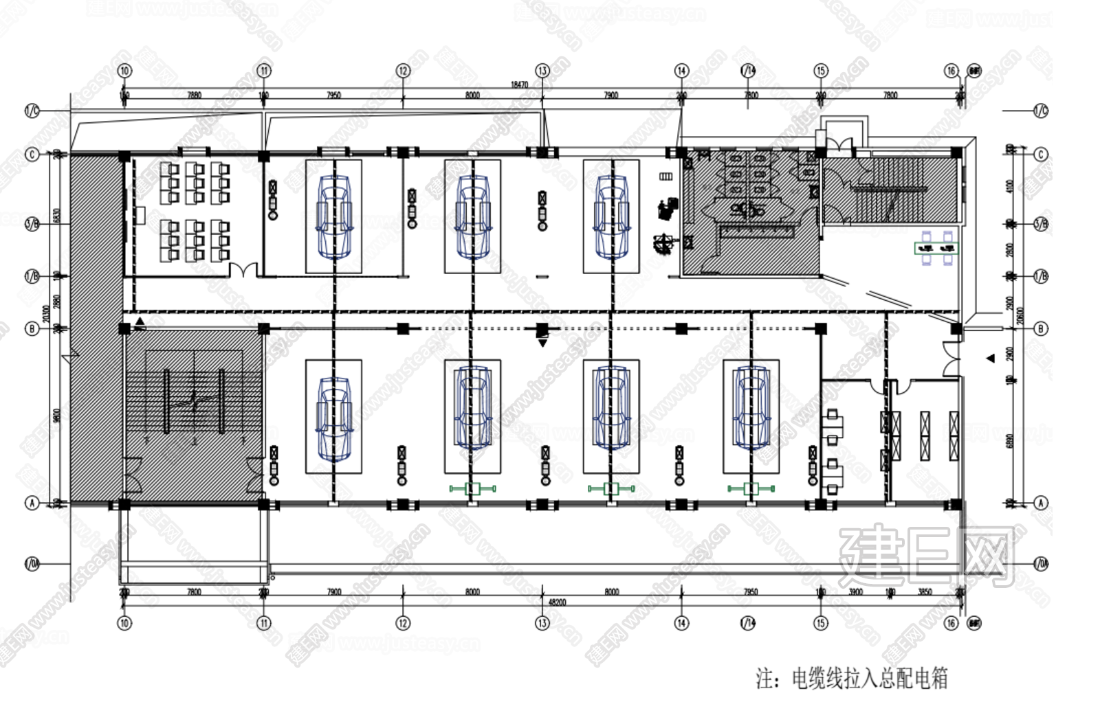 汽修店施工图|CAD施工图+效果图施工图下载_施工图汽修店施工图|CAD施工图+效果图下载_施工图汽修店施工图|CAD施工图+效果图免费下载 ...