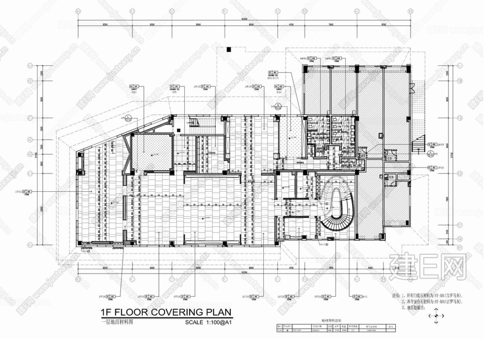 1500㎡销售中心售楼处|CAD施工图施工图下载_施工图1500㎡销售中心售楼处|CAD施工图下载_施工图1500㎡销售中心售楼处|CAD施工 ...