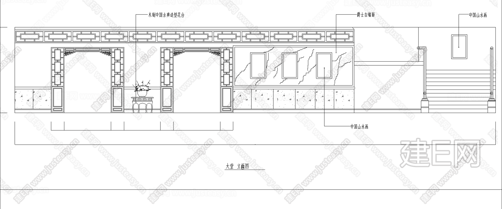 中餐厅装修图纸|CAD施工图施工图下载_施工图中餐厅装修图纸|CAD施工图下载_施工图中餐厅装修图纸|CAD施工图免费下载_建E室内设计网